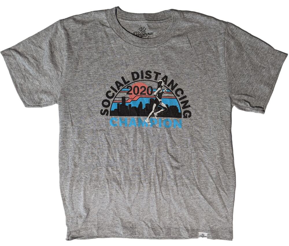 2020 Covid Social Distancing T-shirt Kids Small
